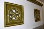 Detail zaslepené výdechové kachle "kaplička"